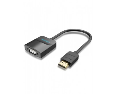 Vention Conversor HDMI Macho a VGA Hembra - 0.15m - Color Negro