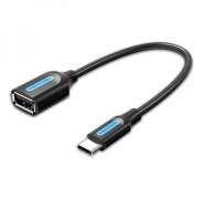 Vention Conversor USB-C Macho a USB A Hembra - 0.15m - Color Negro
