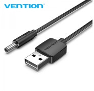Vention Conversor USB Macho a DC 3.5mm Macho - 1m - Color Negro
