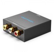 Vention Convertidor HDMI Hembra a RCA Hembra y MiniUSB Hembra - Color Negro