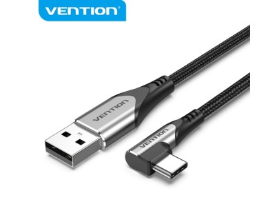 Vention CQABD Cable USB 2.0 Tipo-C 270º - Niquelado - Color Gris