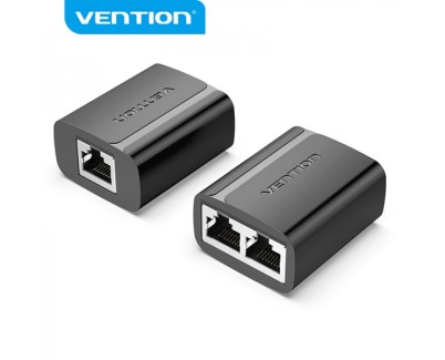 Vention Divisor RJ45 Macho a 2 Hembra 100Mbps - 2 uds - Color Negro