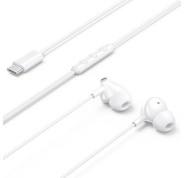 Vention Echo Lite Auriculares Intraurales con Cable de 1.2m - USB-C - Microfono Integrado - Altavoz de 12mm - Color Blanco