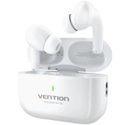 Vention Echo Lite E11 Auriculares Bluetooth 5.4 con Estuche de Carga - True Wireless - 6h Autonomia - Color Blanco