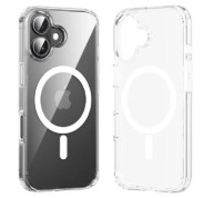 Vention Funda Rigida para Iphone 16 Pro - Anillo Magnetico MagSafe - Compatible con Carga Inalambrica - Resistente al Amarilleo - Color Transparente
