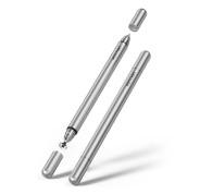 Vention Lapiz Digital 2 en 1 para Tablet y Smartphone - Magnetico - Aluminio - Doble Punta Reemplazable - 8.9x146.5mm - Color Gris
