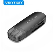 Vention Lector de Tarjetas Externo USB 2.0 - Color Negro