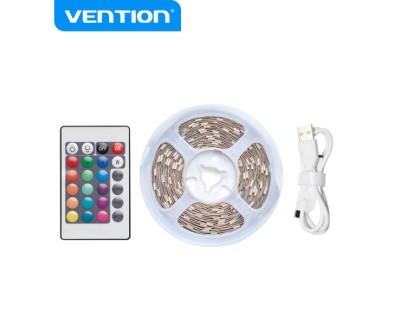 Vention Luces LED RGB Control Remoto - Carga USB - Facil Instalacion y Uso - Color Varios