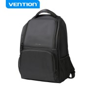 Vention Mochila Impermeable - 100% Polyester - Compatible con Portatiles hasta 15.6\" - Volumen 27L - Color Negro