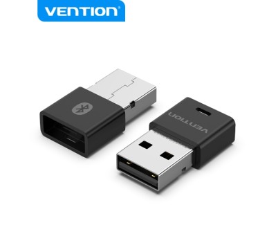 Vention NAHB0 Adaptador USB Bluetooth 5.3 - Audio 24 bits/192 kHz - Emparejamiento 5 dispositivos - Alcance 20m - Color Negro