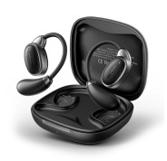 Vention Open Ear 013 Auriculares Intraurales Inalambricos - Bluetooth 5.4 - Autonomia hasta 8h - Ganchos de Silicona Hipoalergenicos - Cancelacion de Ruido Ambiental ENC - IPX4 - Color Negro