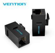 Vention Pack de 5 Adaptadores Conector UTP RJ45 Hembra a Hembra Cat6 - Color Negro
