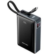 Vention Powerbank de 20000mAh - Potencia de Salida hasta 65W - Power Delivery - USB-A - USB-C - Pantalla LED - Tecnologia PPS - Color Gris