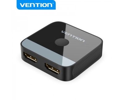 Vention Switch/Splitter HDMI Hembra a 2x HDMI Hembra 4K Bidireccional - Color Negro