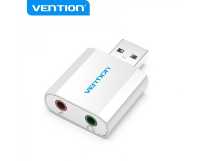 Vention Tarjeta de Sonido 2.1 - Color Plata