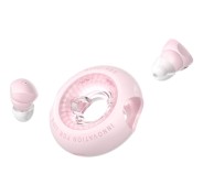 Vention Tiny T17 Auriculares Bluetooth 5.3 con Estuche de Carga - True Wireless - 6h Autonomia - LED - Color Rosa