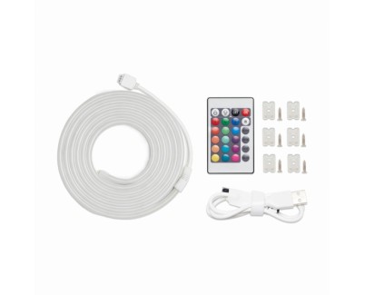 Vention Tira de Luces LED de Neon - Control Remoto - USB 5V - 2m - Flexible y Duradera - Resistente al Agua IP65 - Color Varios