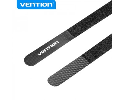 Vention Tira Organizadora de Cables - 12cm - Color Negro
