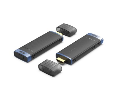 Vention Transmisor y Receptor HDMI Inalambrico 5GHz - Resolucion Full HD - Alcance hasta 40m - Alimentacion con USB-C - Color Negro