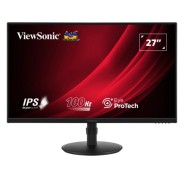 Viewsonic Monitor 27\" LED IPS FullHD 100Hz - Respuesta 5ms - Ajustable en Altura, Giratorio e Inclinable -16:9 - VGA, HDMI, DisplayPort - VESA 100x100 - Color Negro