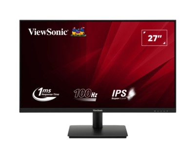 Viewsonic Monitor 27\" VA270-H2 LED IPS FullHD - 100hz - Respuesta 1ms - VGA y HDMI - VESA 75x75 - Color Negro