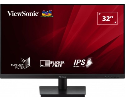 Viewsonic Monitor 31.5\" VA3209-MH LED IPS FullHD - 75Hz - Respuesta 4ms - Angulo de Vision 178º - VGA - HDMI - Active Sync - Altavoces - VESA 100x100 - Color Negro