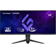 Viewsonic Monitor 34\" VX3480-2K-PRO QHD - 165Hz - Respuesta 1ms - Flat Monitor - 21:9 - 2 HDMI - DisplayPort - Ajustable en Altura - Color Negro