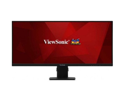 ViewSonic Monitor LED 34\" IPS WQHD - Respuesta 4ms - Altavoces 6W - 21:9 - HDMI, DP y 3.5mm - Angulo de Vision 178º - VESA 100x100mm