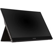 ViewSonic Monitor Tactil LED 15.6\" IPS Full HD 1080p - 10 Puntos de Contacto - Respuesta 6.5ms - Altavoces 1.6W - Angulo de Vision 178º - USB-C, Mini HDMI - Modo Eco - Color Negro