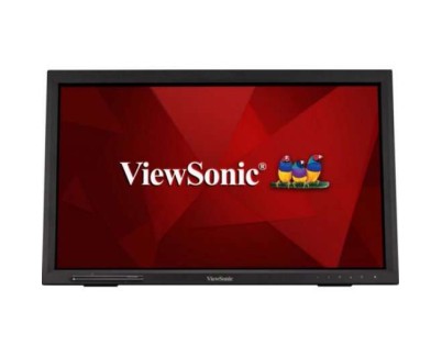 ViewSonic Monitor Tactil LED 21.5\" Full HD 1080p - Hasta 10 Puntos de Contacto - Respuesta 5ms - Altavoces 4W - Angulo de Vision 170º - USB, HDMI, DVI y VGA - VESA 100x100 mm