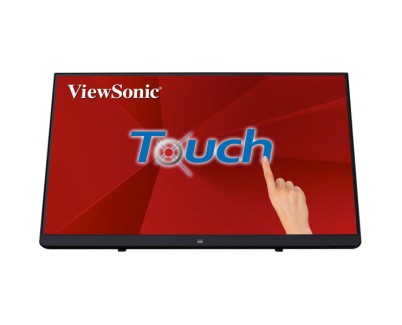ViewSonic Monitor Tactil LED 22\" IPS Full HD 1080p - Respuesta 14ms - USB 3.0, HDMI, VGA, DP y 3.5mm - Angulo de Vision 178&ordm; - VESA 100x100 mm