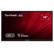 ViewSonic VA1650 Monitor Portatil 16\" IPS FHD 60Hz - Respuesta 7ms - Altavoces 2W - HDMI, USB-C - VESA 75x75 mm - Color Negro