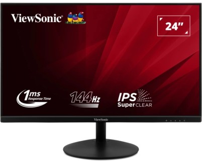 Viewsonic VA24E2-H Monitor 23.8\"  LED IPS FullHD 144Hz - Respuesta 1ms - VGA, HDMI - Color Negro