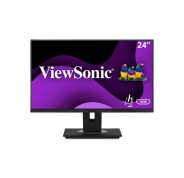 ViewSonic VG2448A-2 Monitor LED 24\" IPS FHD - Respuesta 5ms - Altavoces 4W - 16:9 - Ajustable en Altura, Giratorio e Inclinable - HDMI, DisplayPort, Audio, USB - Angulo de Vision 178º - VESA 100x100mm