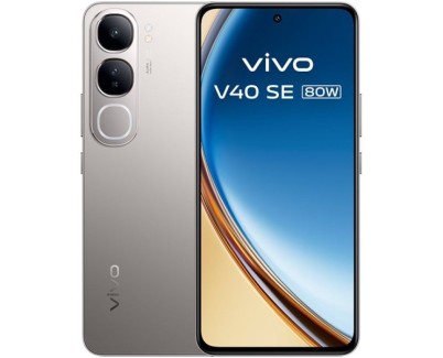 Vivo V40 SE 5G Smartphone Pantalla AMOLED 6.67\" + Auriculares Vivo TWS 3e - 8GB - 256GB - Camara 50Mp - Bateria 5000mAh - Admite Carga de 80W - Color Plata