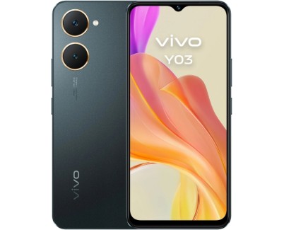 Vivo Y03 Smartphone Pantalla 6.56\" - 4GB - 128GB - Camara 13Mp - Bateria 5000mAh - Admite Carga de 15W - Color Negro