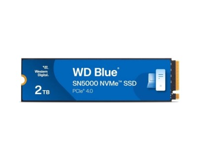 WD Blue SN5000 Disco Duro Solido SSD 2TB M2 PCI Express 4.0 NVMe Gen4 TCL 3D NAND