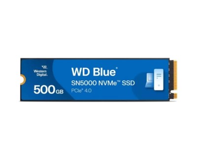 WD Blue SN5000 Disco Duro Solido SSD 500GB M2 PCI Express 4.0 NVMe Gen4 TCL 3D NAND