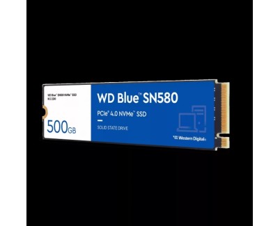 WD Blue SN580 Disco Duro Solido SSD 500GB M2 PCI Express 4.0 TLC NVMe