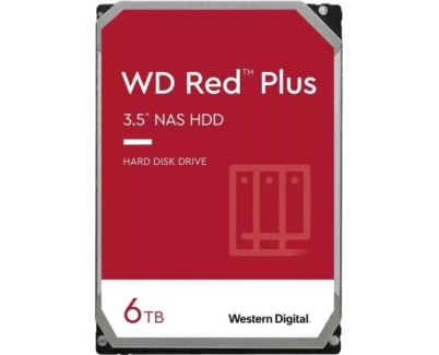 WD Red Plus Disco Duro Interno 3.5\" 6TB NAS SATA III