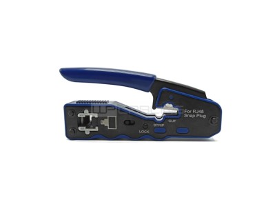 WP Crimpadora para RJ45 con Pelacables - Color Negro y Azul