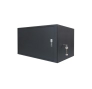 WP RWS-12506-B Armario Mural de Seguridad 12U - Puerta Corrediza - Antirrobo Clase RC4 - 560x600x592mm - Color Negro