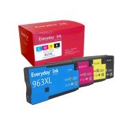 Xerox Everyday HP 963XL Pack de 4 Cartuchos de Tinta Remanufacturados - Reemplaza 3JA30AE/3JA27AE/3JA28AE/3JA29AE/3JA26AE/3JA23AE/3JA24AE/3JA25AE (Chip reforzado contra actualizaciones)