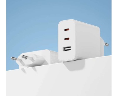 Xiaomi 67W GaN 2C1A Cargador de Pared para Smartphone USB-A 67W + Cable - Tecnologia GaN - Compacto y Portatil