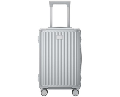 Xiaomi Aluminum Frame Maleta con Ruedas 26\" - Asa Ajustable 4 Niveles - Cerradura TSA Doble - Estructura de Aluminio, Carcasa de Policarbonato - Color Plata