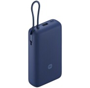 Xiaomi Bateria Externa/Power Bank 20000 mAh con - Carga Rapida 33W - Cable de Carga Integrado - Puertos 1x USB-A , 1x USB-C - Color Azul Oscuro