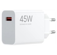 Xiaomi Cargador de Pared 45W QC3.0 - USB-A - Carga Rapida - Color Blanco