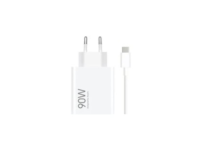 Xiaomi HyperCharge Cargador GaN Universal de Pared 90W - USB-A - Carga Rapida - Color Blanco