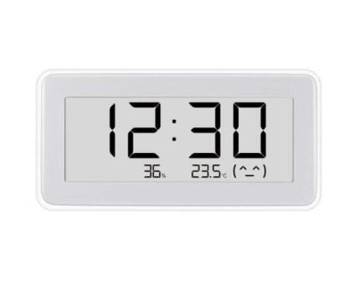 Xiaomi Medidor de Temperatura y Humedad Bluetooth 5.0 - Pantalla Tinta Electronica - Alertas Visuales y Sonoras