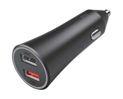 Xiaomi Mi Car Charger Cargador de Coche 37W - 2x USB - Carga Rapida